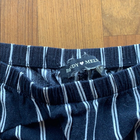 Brandy striped flowy pants - Picture 4 of 4